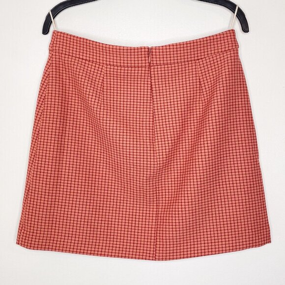 ARITZIA Wilfred Patio Houndstooth High Waist Mini Skirt Size 4 - Picture 3 of 5